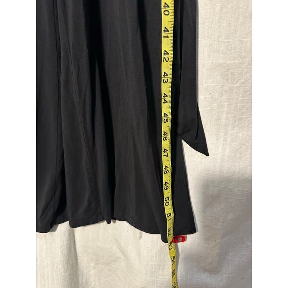 Anthropologie Maeve Corinna Halter Belted Black Jumpsuit Wide Leg Pockets XS - Picture 10 of 10